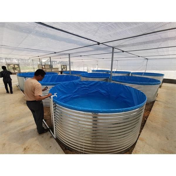 Customized Galvanized Fish Pond High Capacity For Commercial Farming