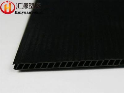 Anti Static Waterproof Black Corrugated Plastic Sheets 4x8