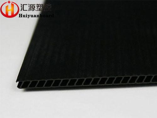 Anti Static Waterproof Black Corrugated Plastic Sheets 4x8