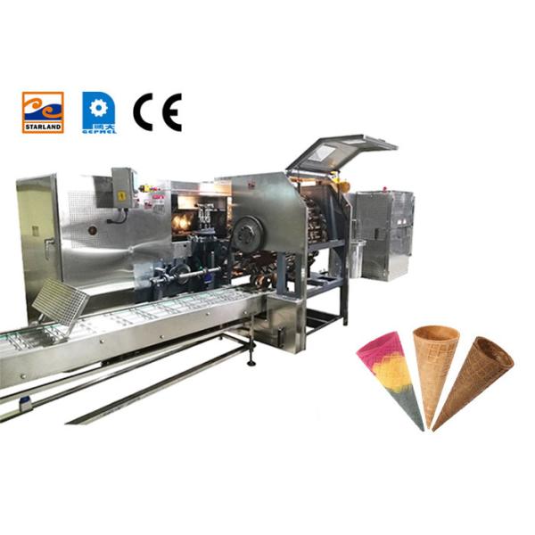 Машина продукции яичного рулетика вафли, машина Multi функционального автоматического китайского конуса мороженого установленная.