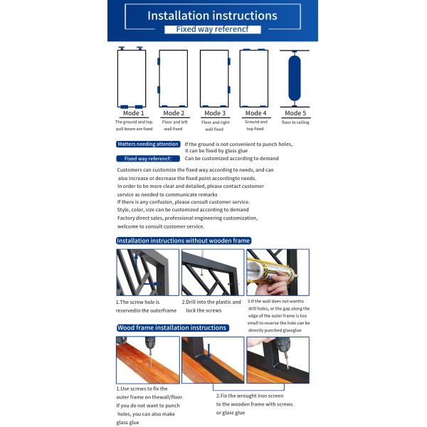 Customizable Metal Room Divider Panels Rustproof Easy Cleaning And Maintenance