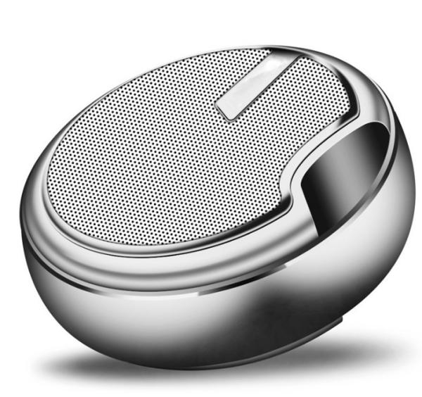 Aluminum Alloymini Portable Bluetooth Speakers Chrome Plating Heavy Metal Design