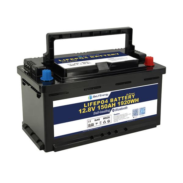 Longue durée de vie de la batterie 12V LiFePo4 avec protection IP65 et courant de décharge 150A
