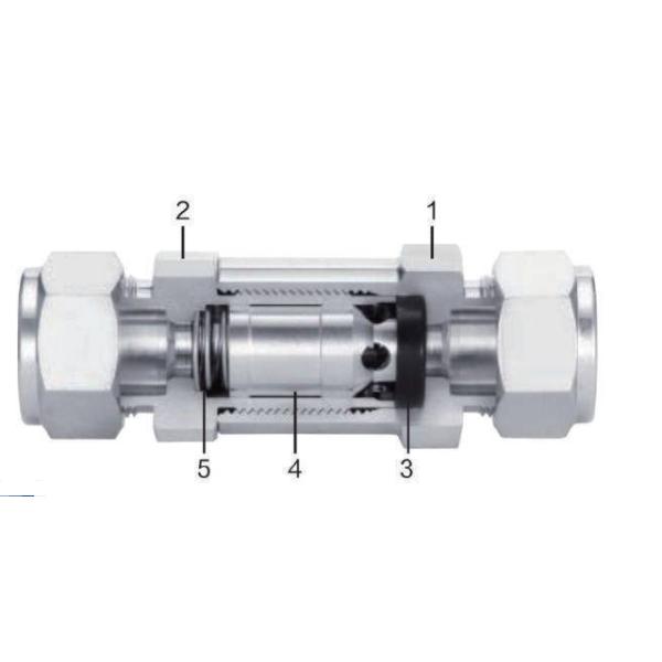 AKF Air Compressor Check Valve Stainless Steel 6000psi BSPT NPT For Gas
