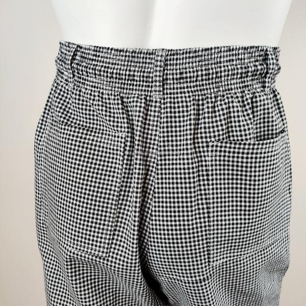 High quality popular fashionable Yarn dyed  checked chefs pants uniform classic restaurant uniform for waiter