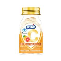 Suplemento dietético Comprimidos de vitamina C con alimentos saludables