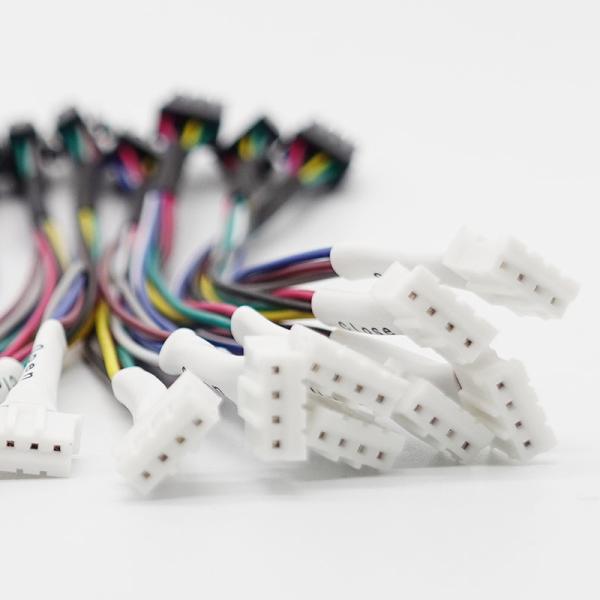 Mercado da Ásia Oriental Cable eletrônico USB preto para JST com conector 2 pin 6 pin do OEM