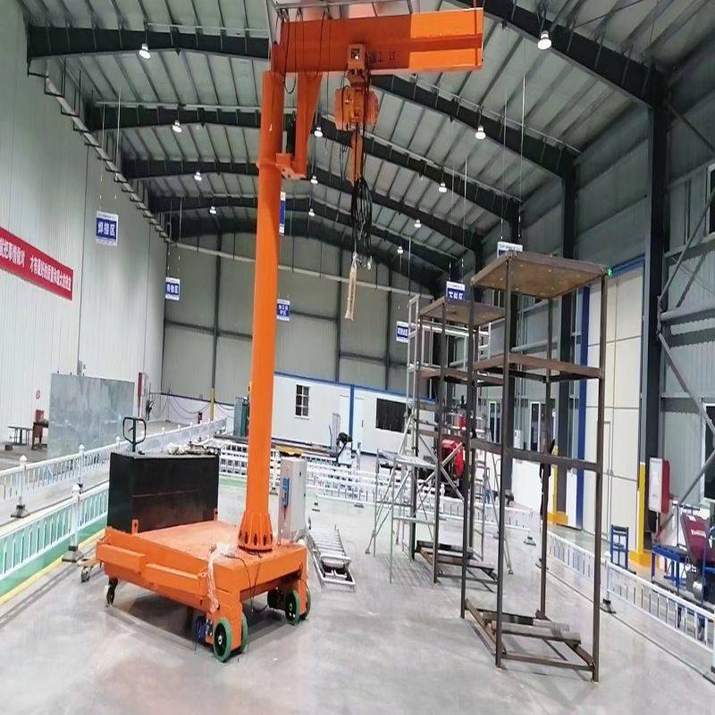 Консольные мобильные передвижные краны кливера с талью с цепью 500kg