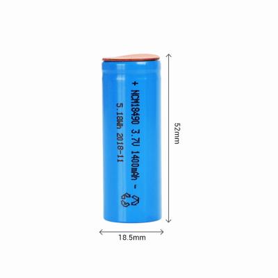 Rechargeable Custom Lithium Battery Packs 18490 3.6v 1600mah With Long Cycle Life