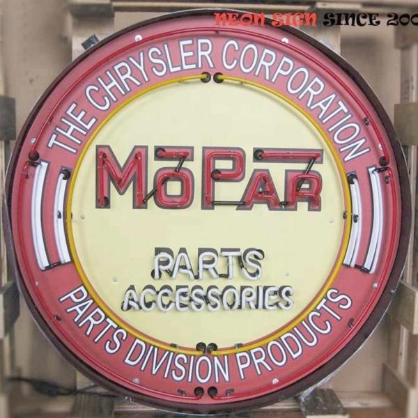 Фабрика OEM сертификата rohs винтажных часов стены неонового света трубопровода неонового света Mopar стеклянных неоновых неэтилированная