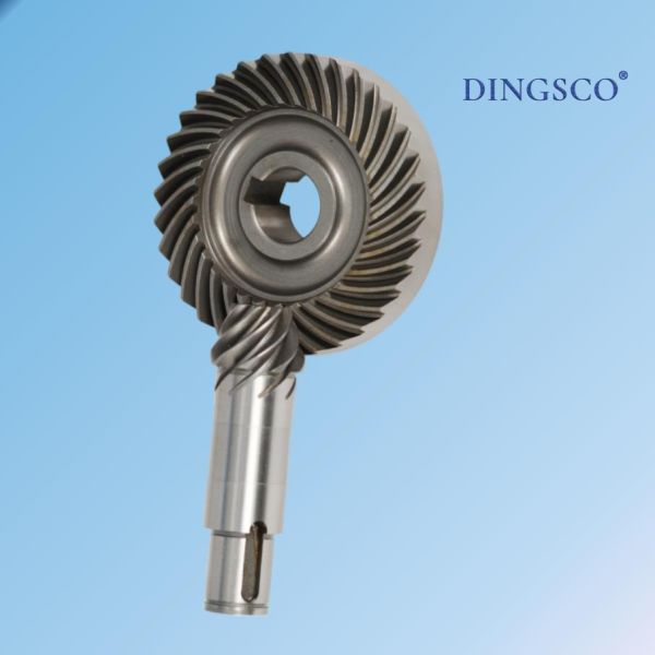 Precision Spiral Bevel Gear Set with ISO 5-6 Gear Accuracy and Up to 96% Efficiency for Industrial Reducer Applications
