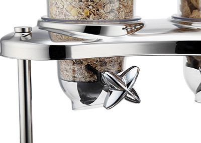 Оборудования шведского стола распределителя хлопьев голова пищевого контейнера 3 коммерчески сухая