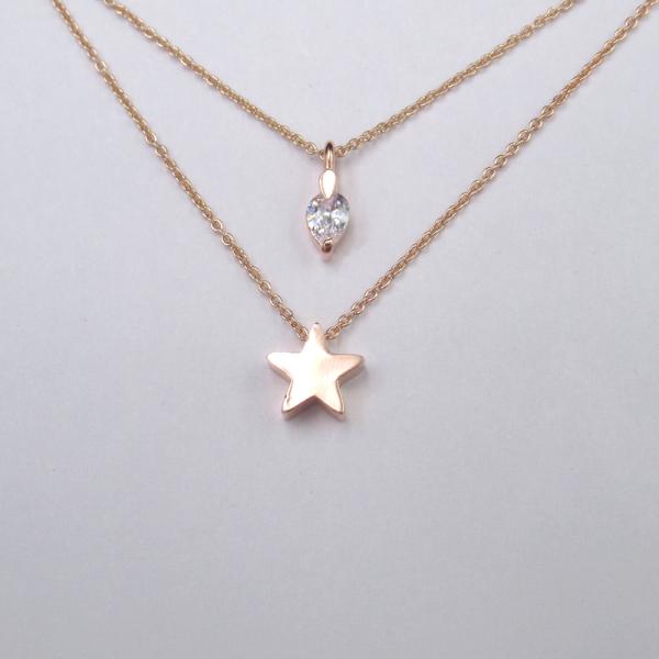 Elegantly 925 Silver Necklace Wedding Gift AAA Cubic Zirconia Stone