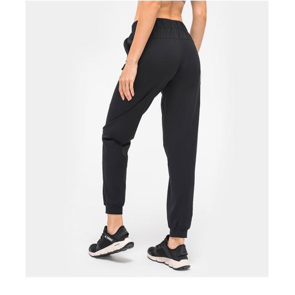 Womens Stretch Workout Pocket Yoga Pants Straight Beam Foot