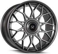 Nissan 240sx 3PC a forgé les roues 18x8 et 18x12 Matt Grey d'alliage d'aluminium