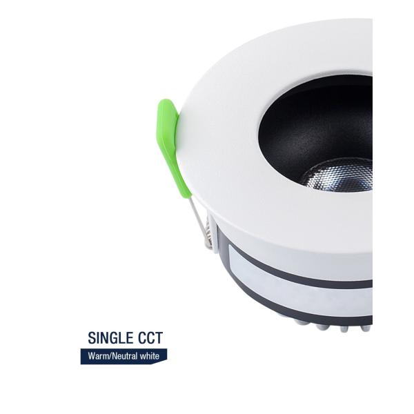 Fireproof Ra90 CCT LED Downlight 10W IP54 Aluminium for Ceiling