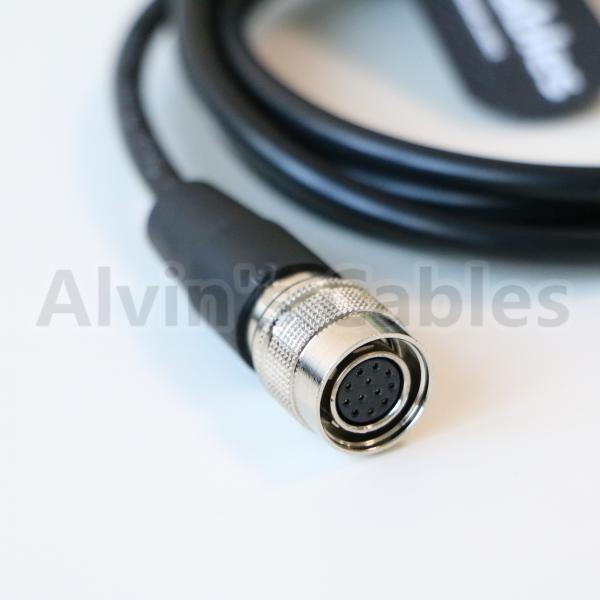 HR10A-10P-12S 12pin Hirose Female to 5.5 2.5mm DC Cable For Sony XC75 camera