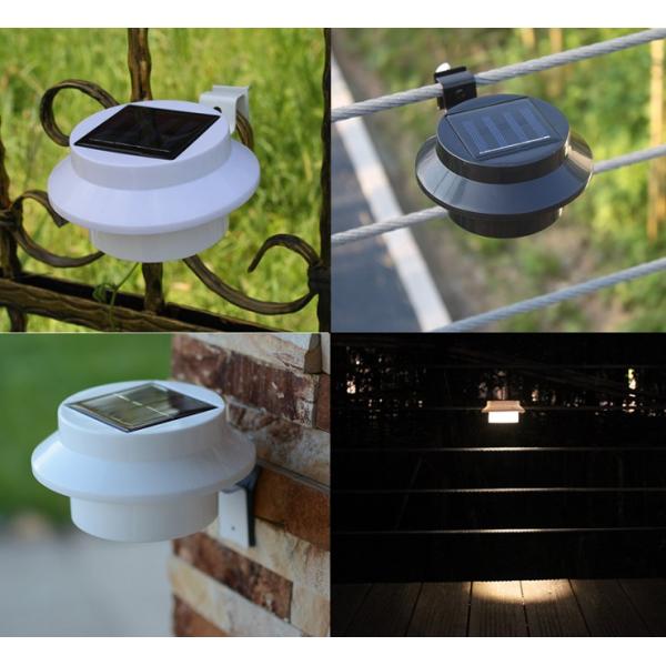 Solar Lights 3LED Sink Lights Fence Lights Eaves Landscape Garden Lights Outdoor Lighting Induction Wall Lights