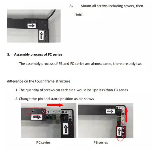 Diy 50 Inch Laptop Screen Frame , Laptop Display Frame For Interactive Table / Kiosks