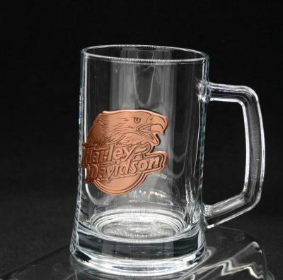 Vidros de cerveja relativos à promoção do ofício