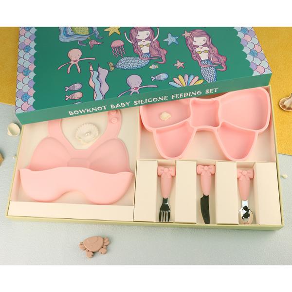 安全な非棒のシリコーン テーブルウェアは注文Oem Odmのフリーザーを置いた