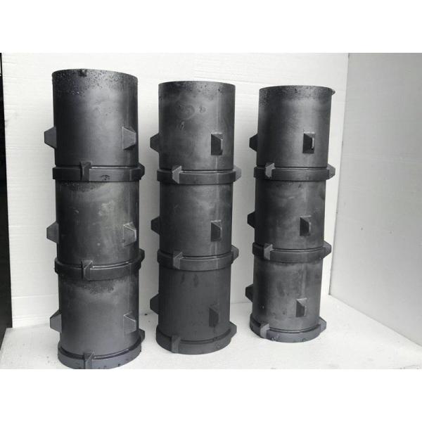 ISO9001 Silicon Carbide Pipe / Sleeve / Tube Good Thermal Conductivity