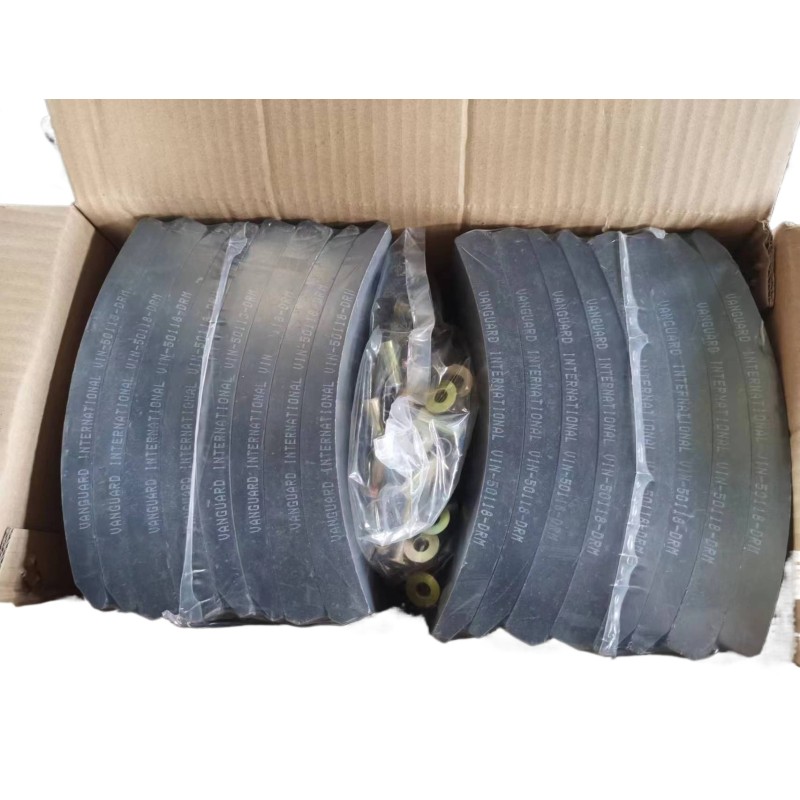 SINOTRUK Howo Brake Linings Shoes WG9761450118/WG9761450119 AZ9231342072 E7 371 Truck Brake Liner New Semi-metallic Non-asbestos