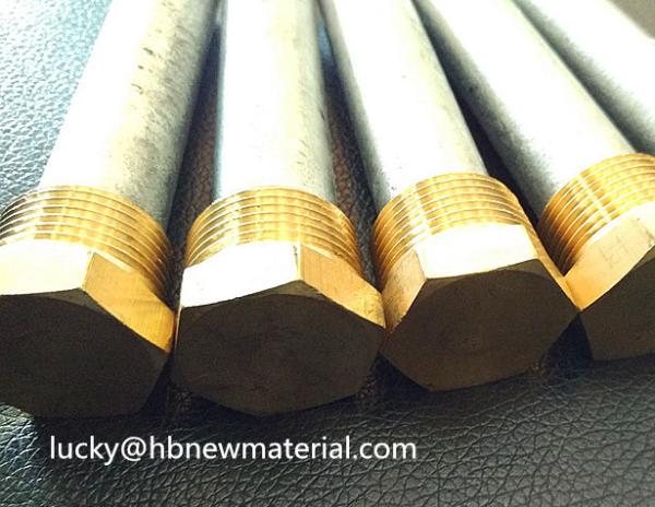Extruded Water Heater Magnesium Anode Rod 20mm Thickness With 20mm BSB Thread