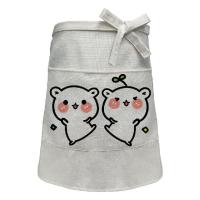 Custom Printed Linen Sublimation Waist Aprons With Pockets Kitchen Coffee Shop Waiter Apron Sublimation