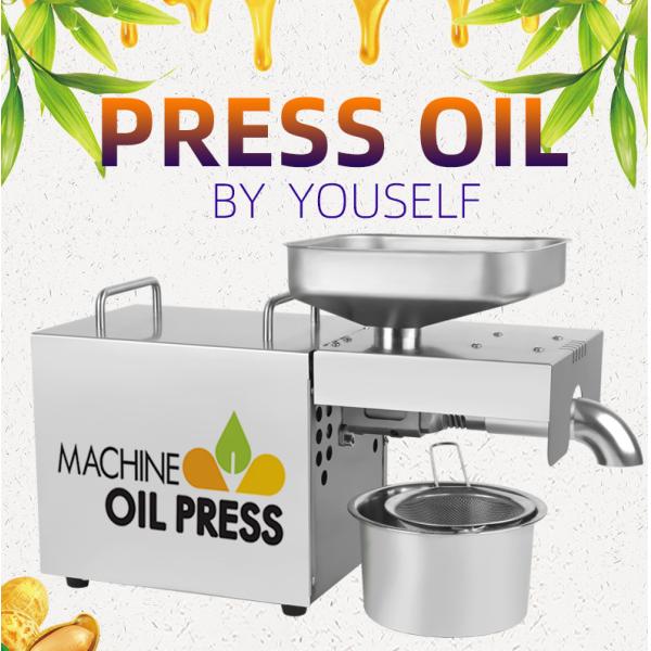 Automatic Grade High Yield Canola Oil Extraction Machine for Home Oil Press/Coconut Oil Squeezer