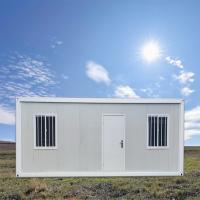 Petite maison maison de conteneurs à paquet plat toit solide avec panneau sandwich 50 mm EPS et épaisseur optionnelle