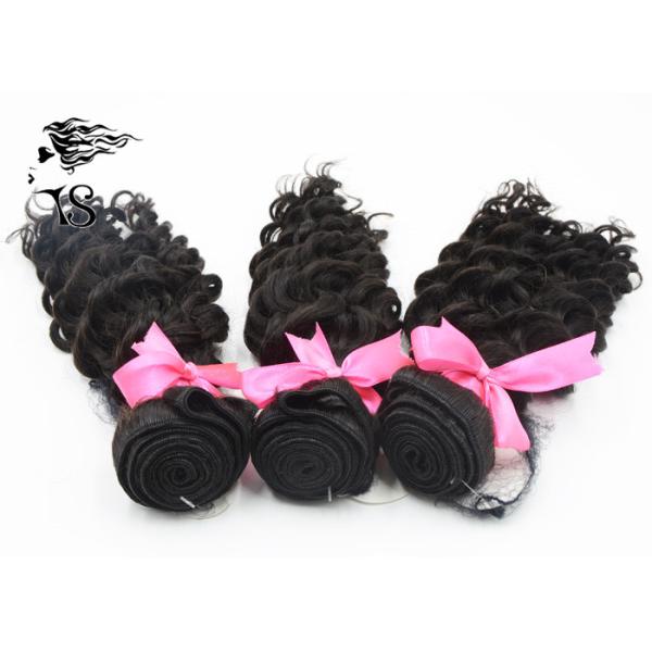 Deep Wave Indian Wavy Hair Extensions , 8A Real 100 Indian Hair Extensions