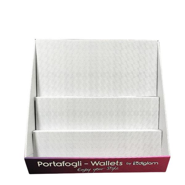 Durable Flat Packed Corrugated PDQ Displays CMYK / Pantone Color Customized