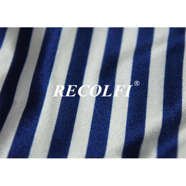 Navy Style Printing Fabric Anti Static Spandex Workout Leggings High Stretch Skinny