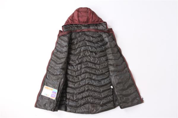 Autumn Winter Men'S Padded Utility Gilet Vest burgundy black Reversible Puffer Vest