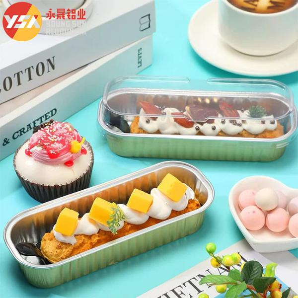 Мини-хлебные сковородки 200 мл Алюминиевая сковородка фольга Пирожные сковородки Алюминиевые подносы