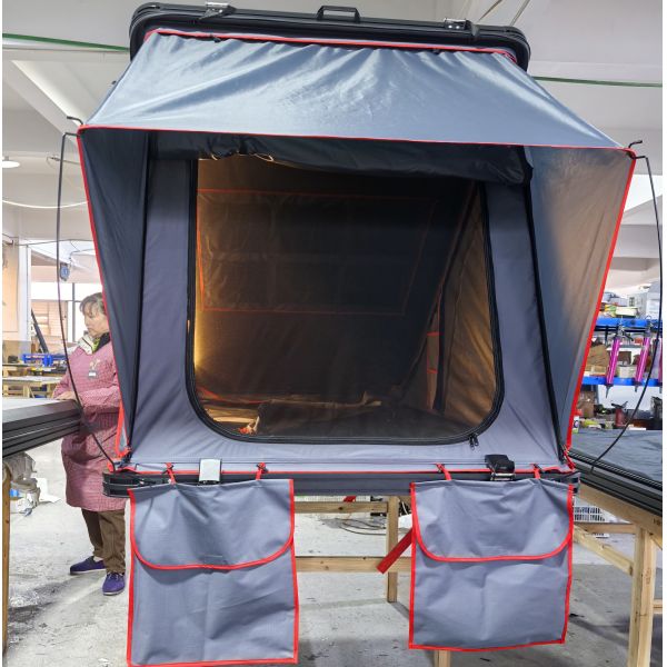 Custom Easy Set-Up Auto Camper Aluminum Rooftop Tent Waterproof Hard Roof Tents for Truck Jeep SUV-Pop-up Camping for Outdoor