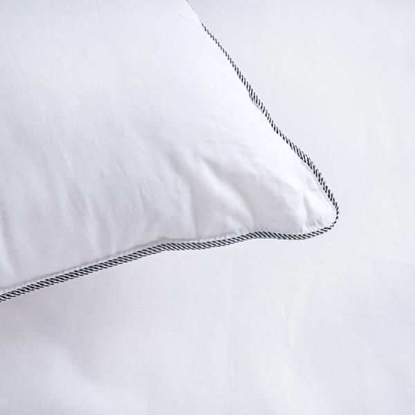 Cotton Luxury Hotel Pillows Medium Firm Polyester Hollowfiber Bed Sleeping