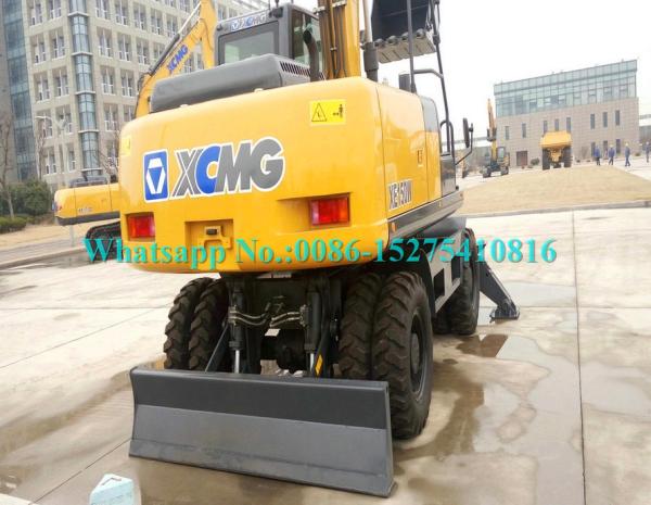 All Wheel Drive 4 Wheeled Mini Excavator , 6 Ton Excavator For Earth Moving XE60WA