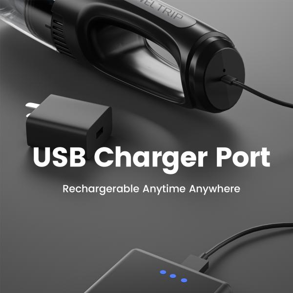 Aluminum Fan Blade Cordless Handheld Car Wash Vacuum Cleaner with 12V Powerful Motor