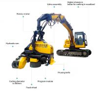 Mini máquina cortadora de madera automática amarilla, accesorios para equipos de construcción