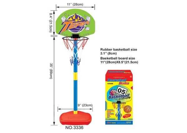 Portable Plastic Children's Basketball Hoop Adjustable Sports Toys For Boys