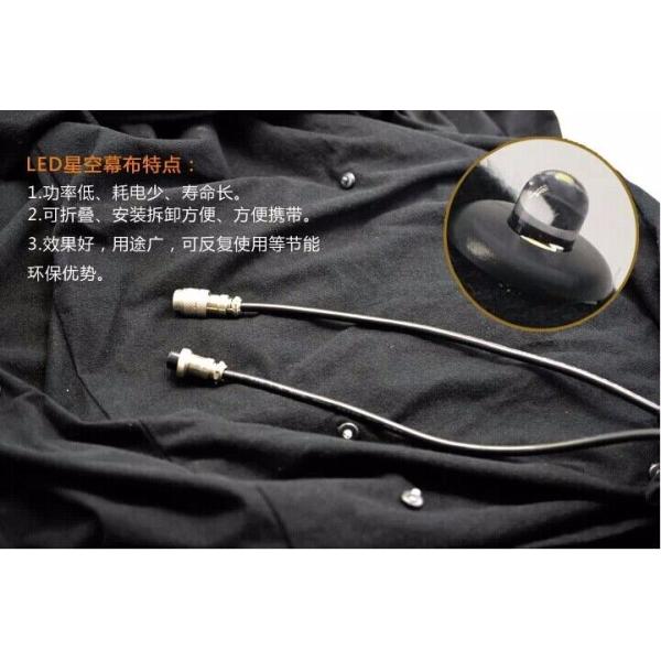 Hot selling LED star cloth LED Star Curtain for Wedding Decoration Curtain