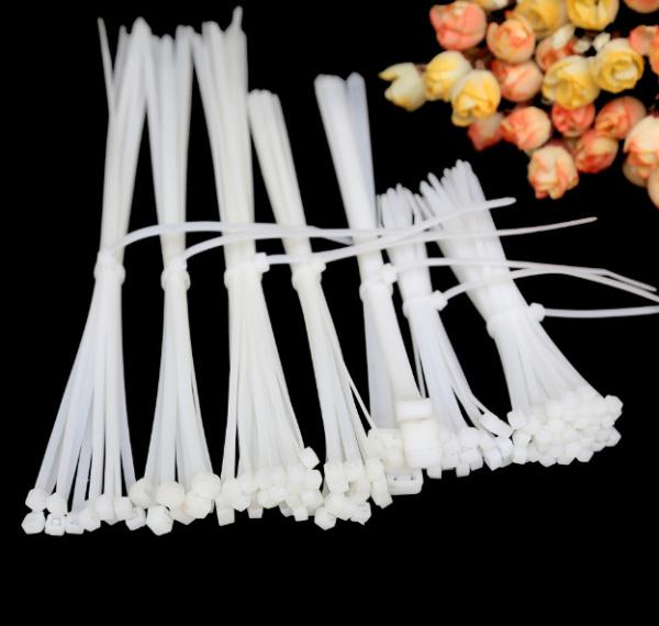 4 Series  Self Locking Cable Tie Industrial Strength Self-locking Nylon Cable Ties Plastic Zip Ties (Tie Wraps)