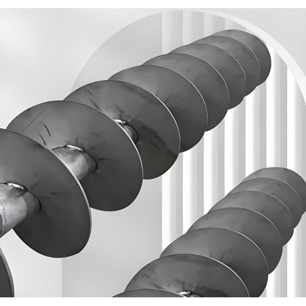 304 Stainless Steel Abrasion-Resistant Continuous Cold-Rolled Spiral Blade for Conveyor Systems