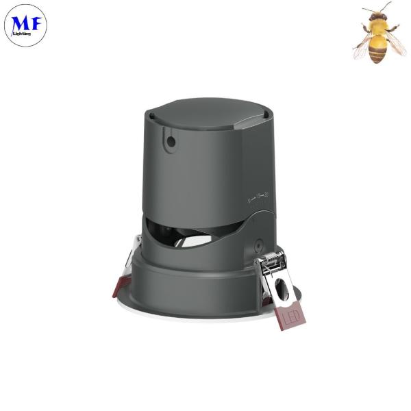 LED teto Grill Down Light Alumínio Casa Ocultado Spotlight Iluminação Interior OEM 5W 10W 18W 2inch 3inch 4inch