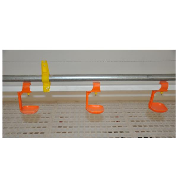 Poultry Farming Automatic Pan Feeding Nipple Cup Drinking System for Broiler Breeder Chicken House