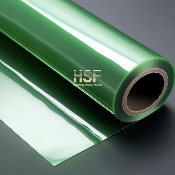 20 Microns Green PET Release Film Single Side Filme de Liberação revestido com silicone