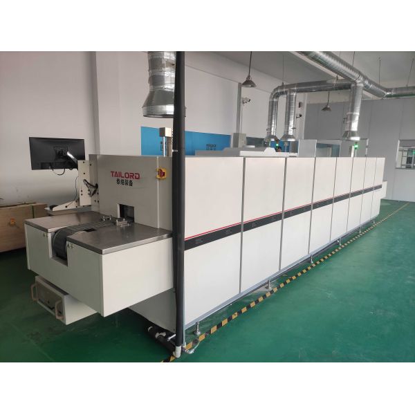 Industrial Hydrogen Continuous Hardening And Tempering Furnace Heat Treat for HTCC Brazing