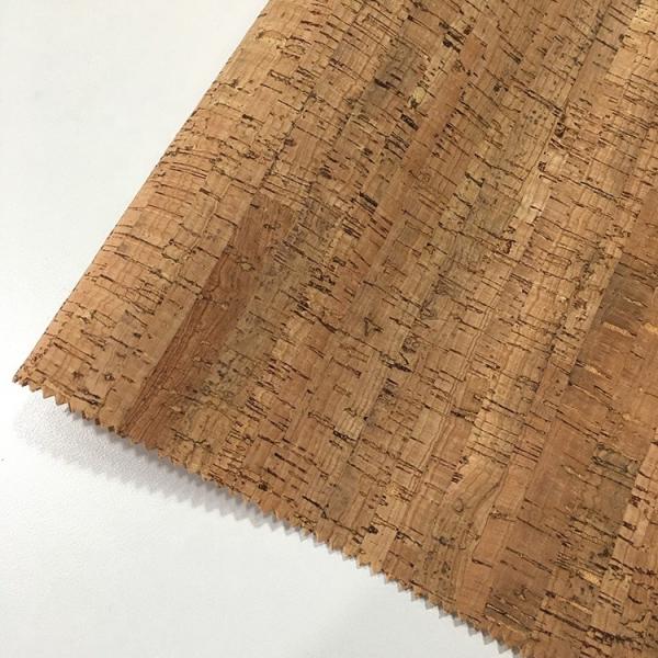 Various Colors Etsy Cork Fabric , Eco Friendly Leather Modern Design Yellow Color